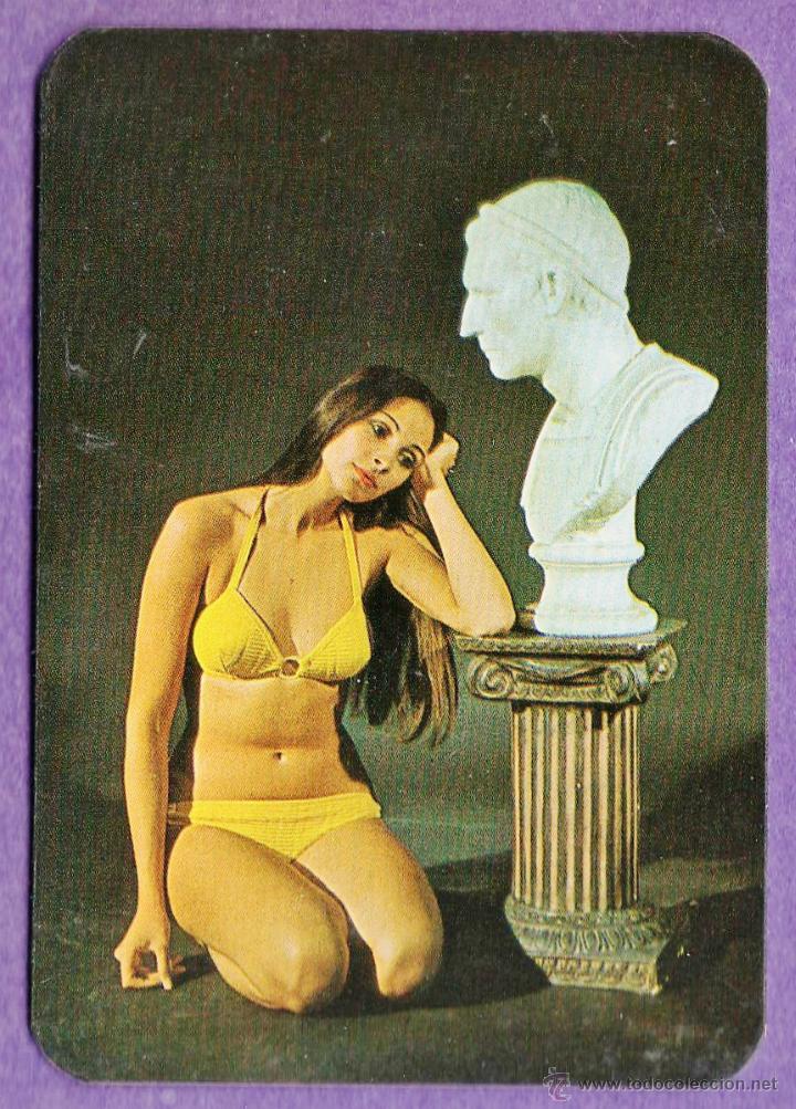 Calendarios: calendario bolsillo - chica - reverso / auto talleres lerida / fco giralt / bcn - a&ntilde;o 1972 -