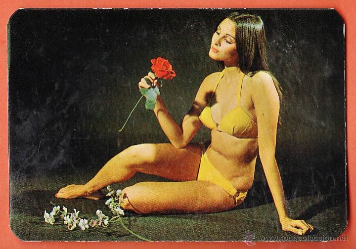 Calendarios: calendario bolsillo - chica - reverso / industrias arcol / barcelona - a&ntilde;o 1972 -