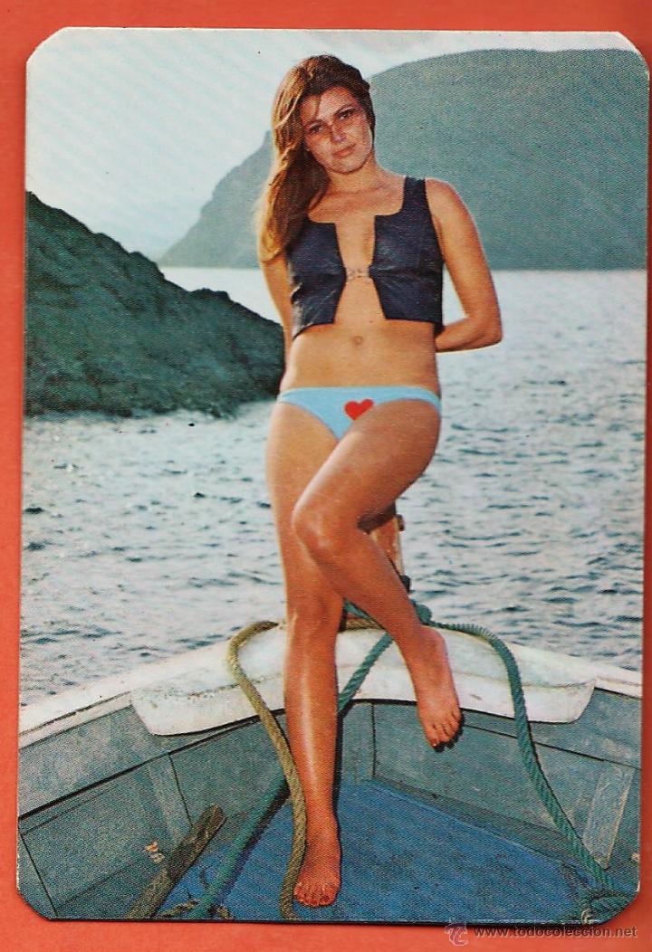 Calendarios: calendario bolsillo - chica - reverso / accesorios industriales reydoz - bcn - a&ntilde;o 1974 -