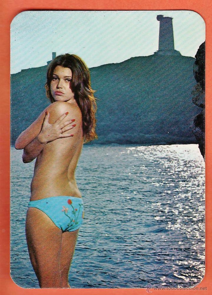 Calendarios: calendario bolsillo - chica - reverso / rodamientos abad / barcelona - a&ntilde;o 1973 -