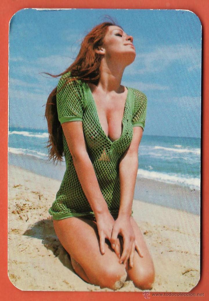 Calendarios: calendario bolsillo - chica - reverso / rodamientos abad / barcelona - a&ntilde;o 1973 -