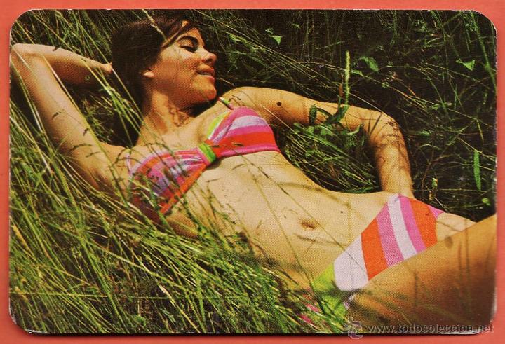 Calendriers: calendario bolsillo - chica - reverso / restaurante los 3 baturros / salou - a&ntilde;o 1972