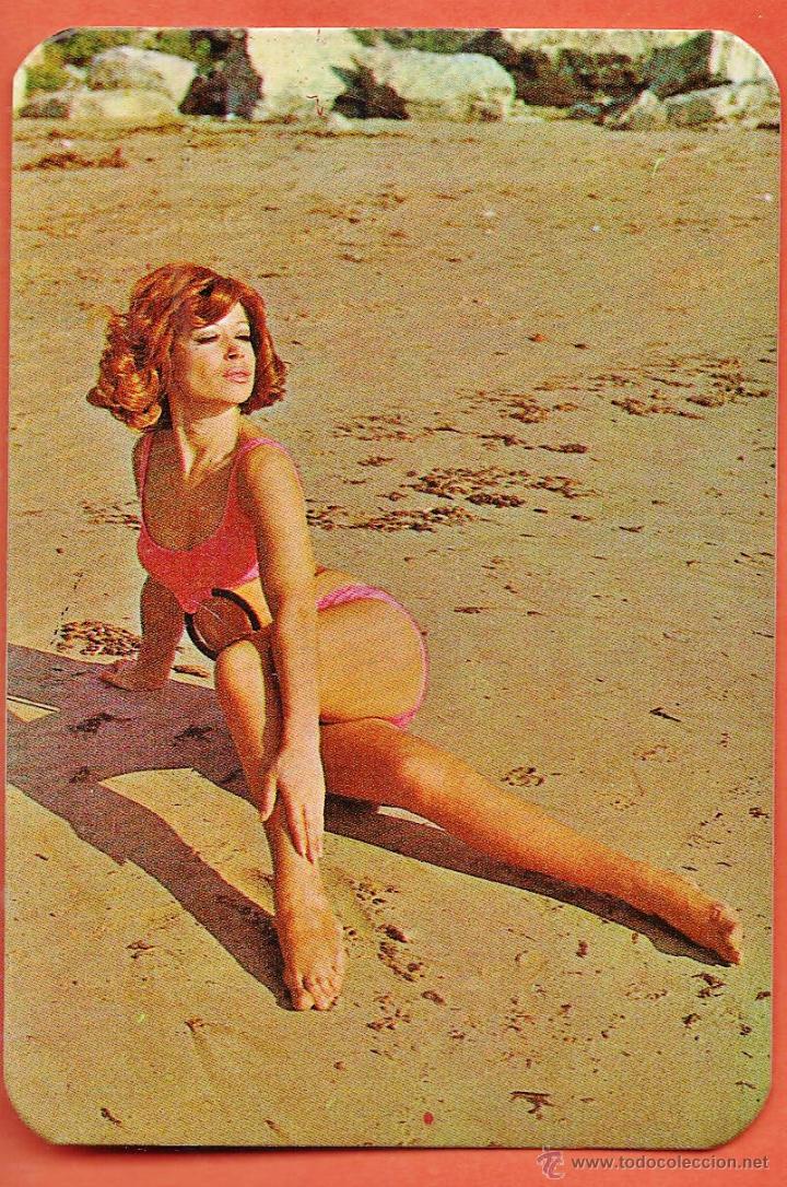 Calendriers: calendario bolsillo - chica - reverso / accesorios coche foca sl. / barcelona - a&ntilde;o 1971