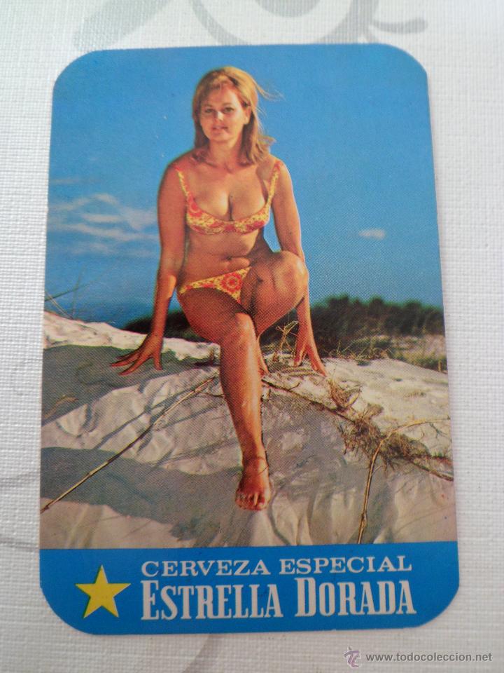 Calendriers: CALENDARIO PUBLICIDAD CERVEZA - ESTRELLA DORADA 1970 - CHICA