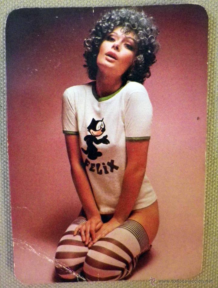Calendars: CALENDARIO DE BOLSILLO, EROTICO, CHICAS,  CON PUBLICIDAD DE 1975