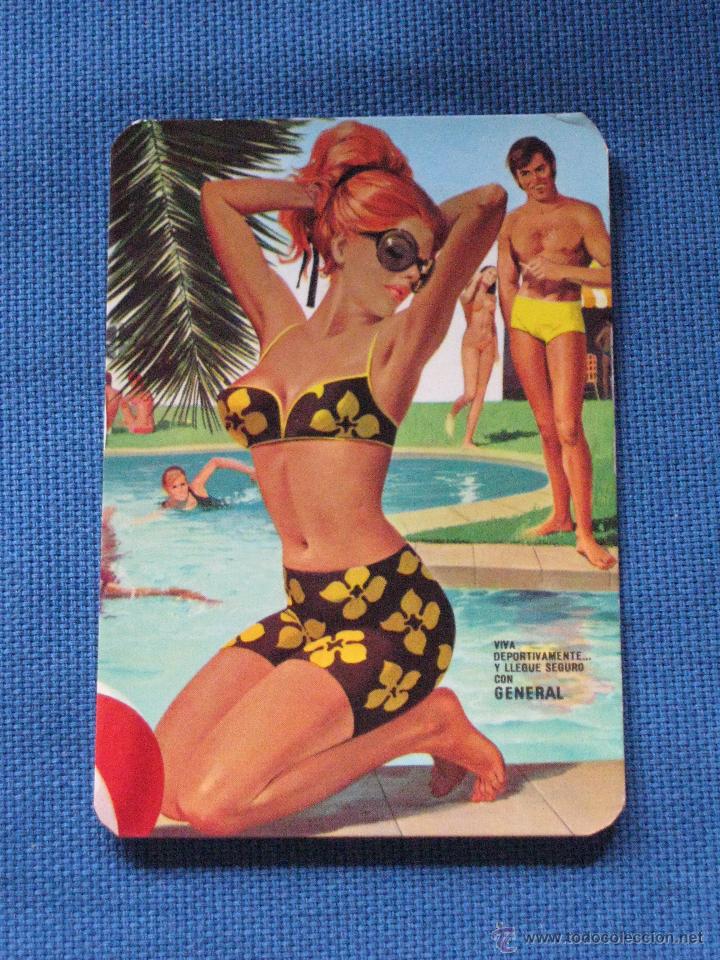Calendars: CALENDARIO DE 1970 DE UNA CHICA PUBLICIDAD DE NEUMATICOS GENERAL - SEVILLA
