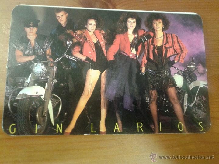 Kalender: CALENDARIO BOLSILLO EROTICO CHICA. BEBIDA. GINEBRA LARIOS. 1985