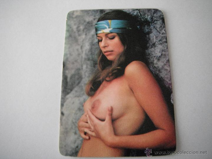 Kalender: CALENDARIO DE BOLSILLO 1978. CHICA DESNUDA. CON PUBLICIDAD.