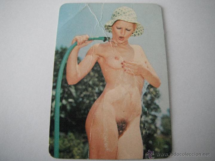 Kalender: CALENDARIO DE BOLSILLO 1978. CHICA DESNUDA. CON PUBLICIDAD.