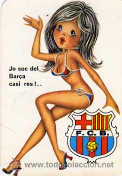 Calendars: CALENDARIO chica Bar&ccedil;a Barcelona er&oacute;tico 1976