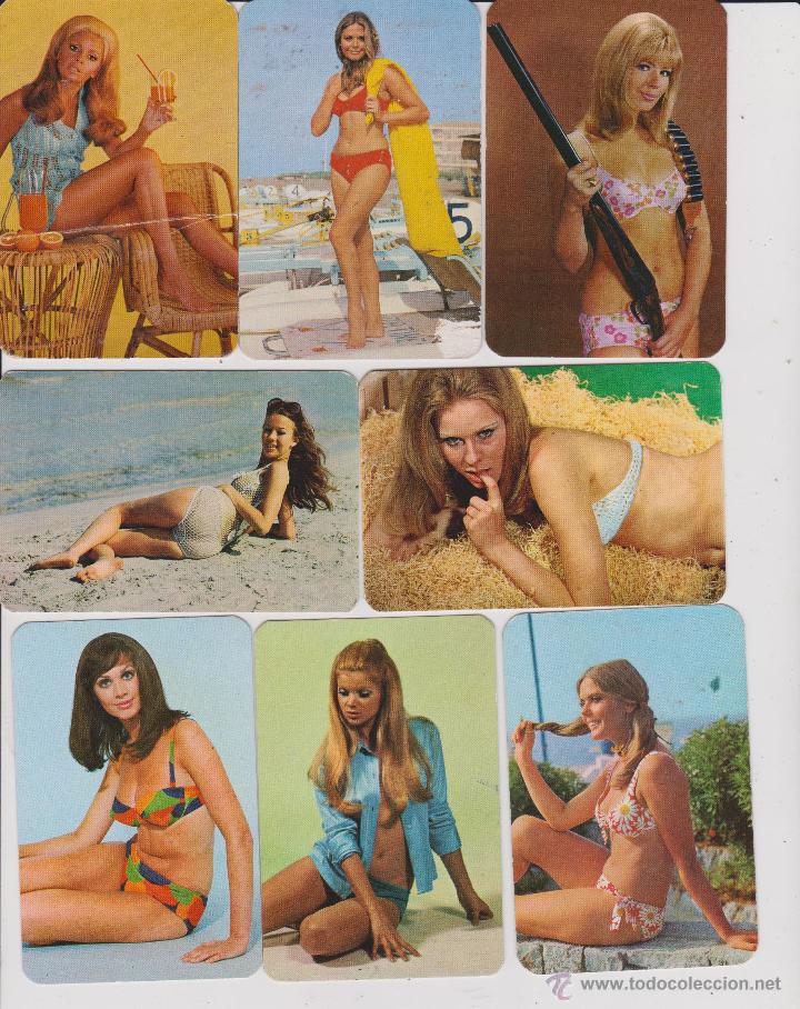 Calendriers: lote de 13 CALENDARIOS CHICAS MISMA SERIE A&Ntilde;O 1973
