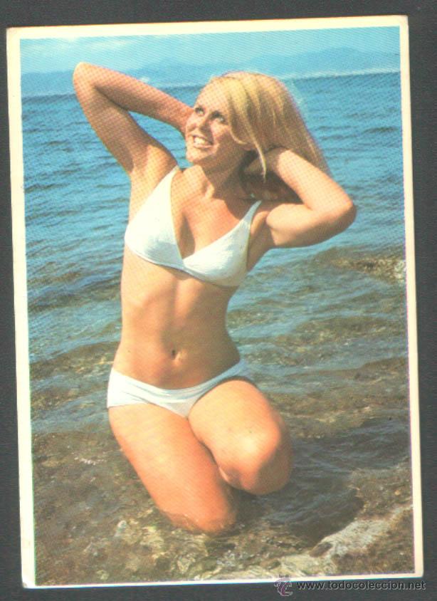 Calendriers: 1 CALENDARIO DE ** CHICA ** A&Ntilde;O 1974 - CON PUBLICIDAD - PLAYA 3. N&ordm; 10