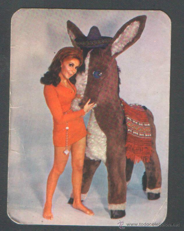 Calendriers: .1 CALENDARIO SERIADO DE ** CHICA CON BURRITO ** - A&Ntilde;O 1971 -  - CON PUBLICIDAD