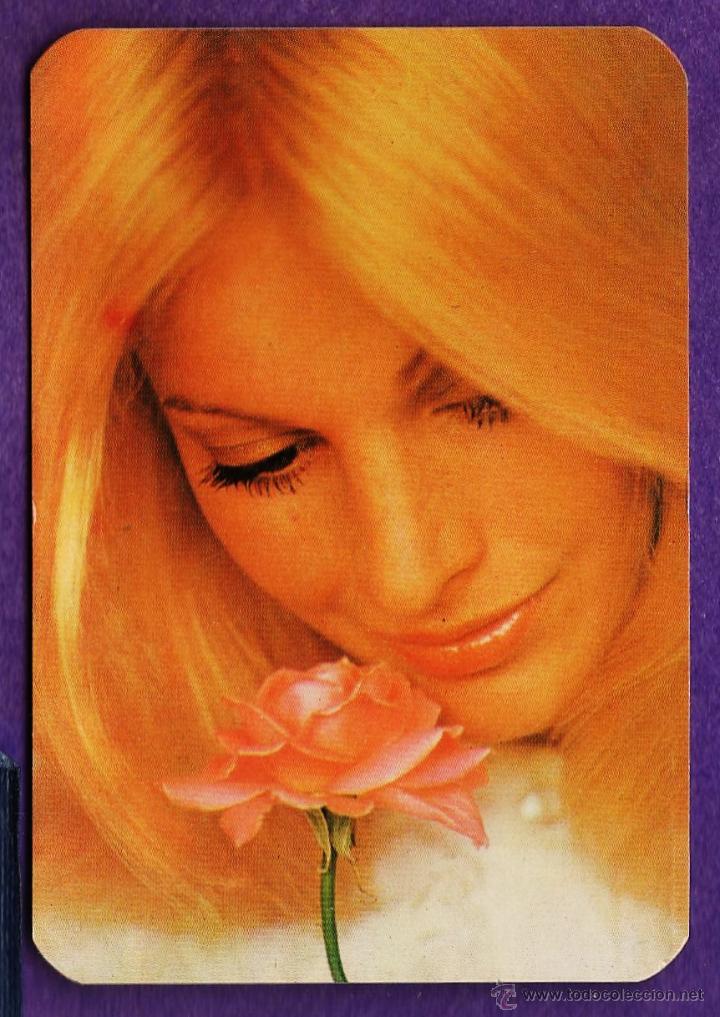 Calendriers: calendario bolsillo - chica con flor - imprenta rapida instan / barcelona - a&ntilde;o 1979