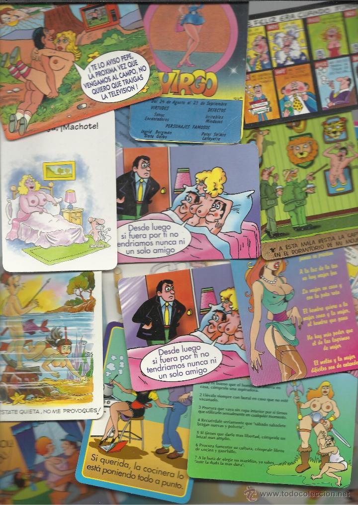 Calendars: lote de 23 calendarios eroticos divertidos antiguos
