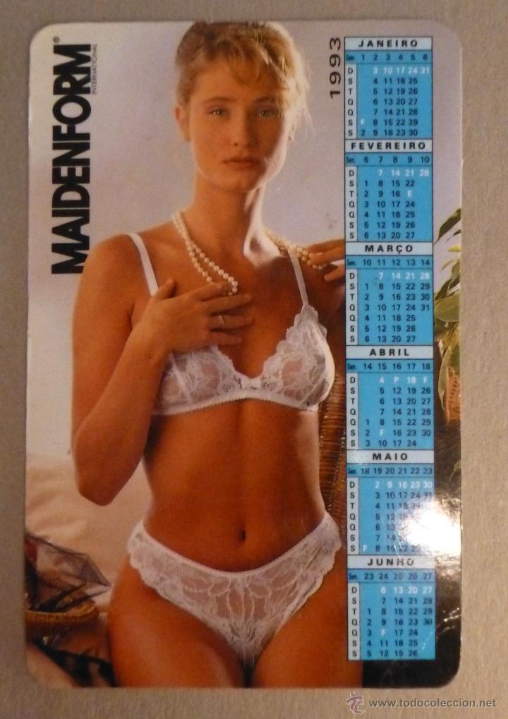 Calendars: CALENDARIO SE&Ntilde;ORITA PORTUGAL, CHICAS, EROTICO, DESNUDOS FEMENINO 1993