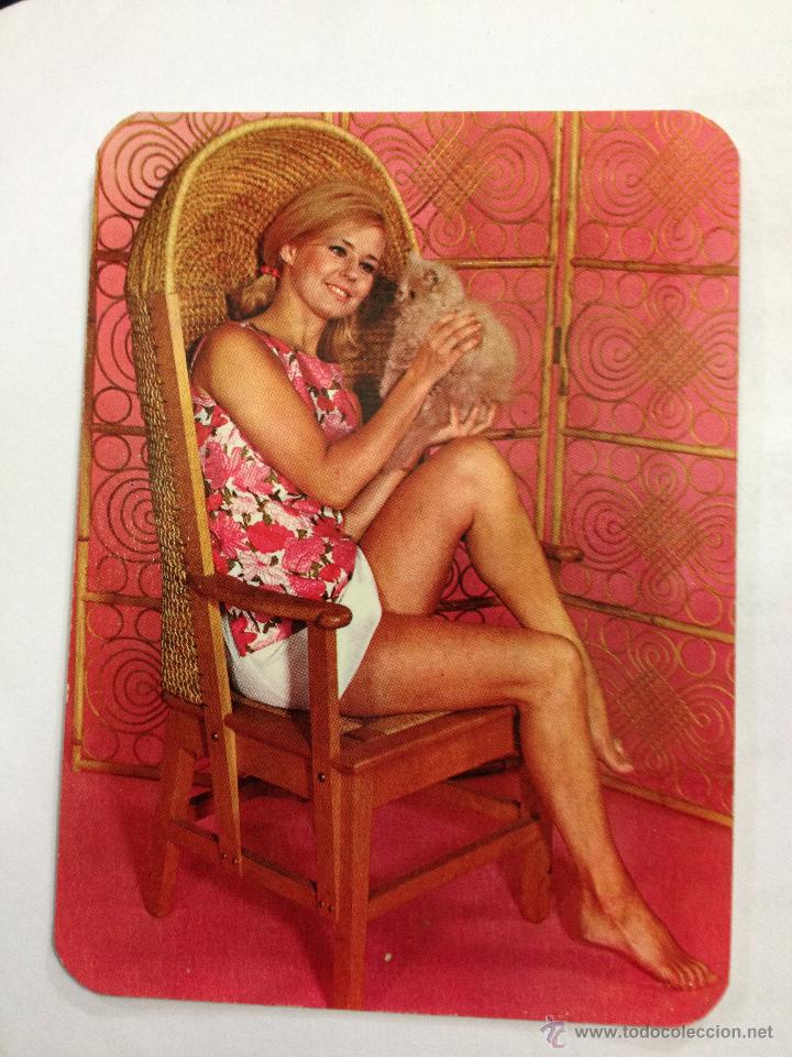 Calendars: Antiguo Calendario erotico A&ntilde;o 1970, Destilerias el Diamante, Las Presas - Mide 6,5 x 9,5 cm aprox