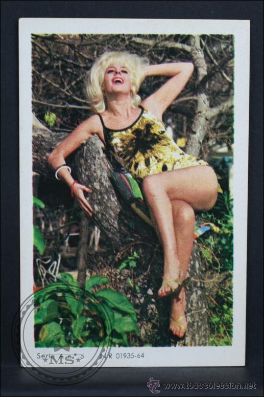 Calendars: Calendario de Bolsillo - A&ntilde;o 1968 - Publicidad de Reparaciones Motos Busquet - Chica. Serie A, N&ordm; 5