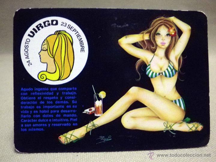 Calendars: CALENDARIO, 1975, HOR&Oacute;SCOPO, SIGNOS ZODIACO, CHICAS, SIN PUBLICIDAD, VIRGO