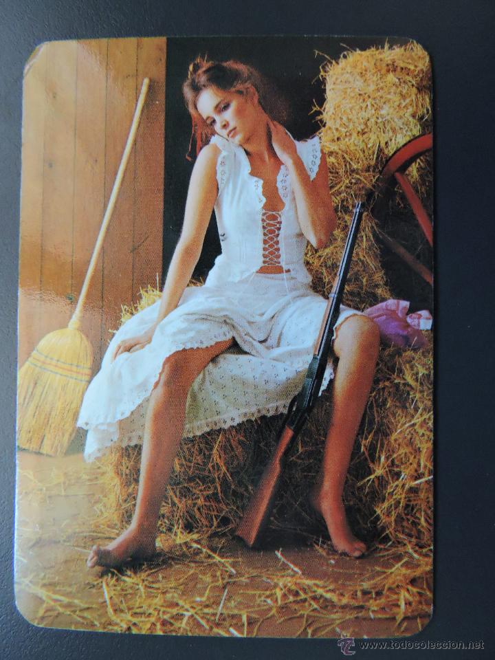 Calendriers: 1 Calendario extranjero de PUBLICIDAD - DESNUDO DE MUJER - B-50 - A&Ntilde;O 1984