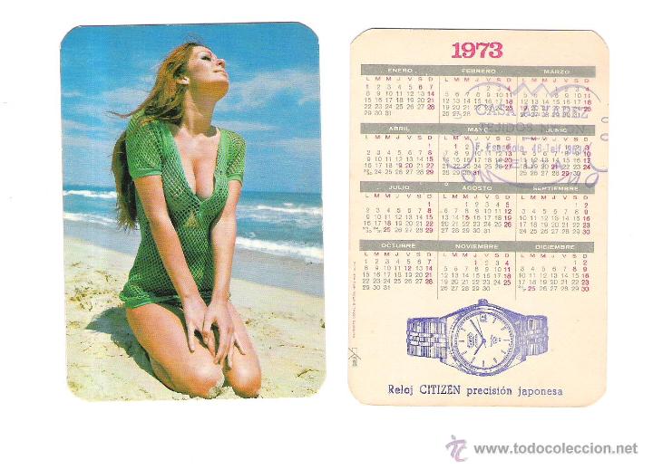 Calendriers: CALENDARIO CHICA EROTICO 1973 PUBLICIDAD RELOJ CITIZEN PRECISION JAPONESA SERIE GRAY