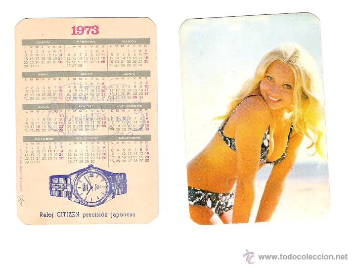 Calendriers: CALENDARIO CHICA EROTICO 1973 PUBLICIDAD RELOJ CITIZEN PRECISION JAPONESA SERIE GRAY