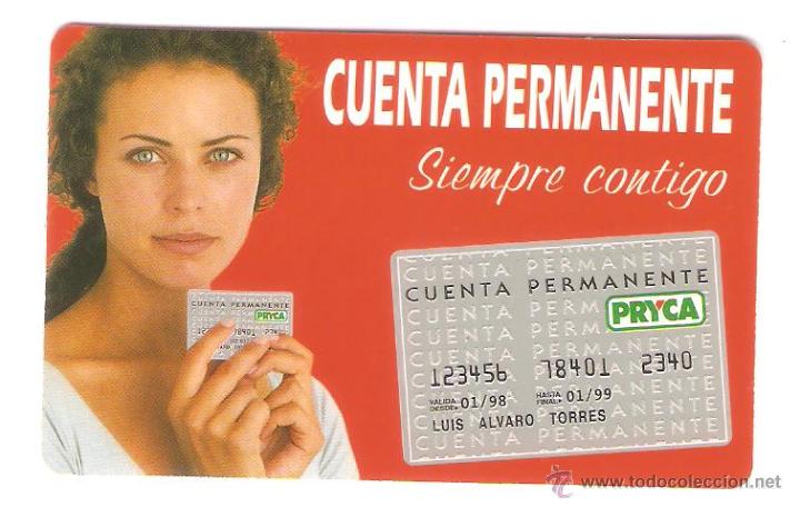 Calendriers: CALENDARIO DE BOLSILLO PUBLICITARIO A&Ntilde;O 1998 CHICA - PRYCA CUENTA PERMANENTE