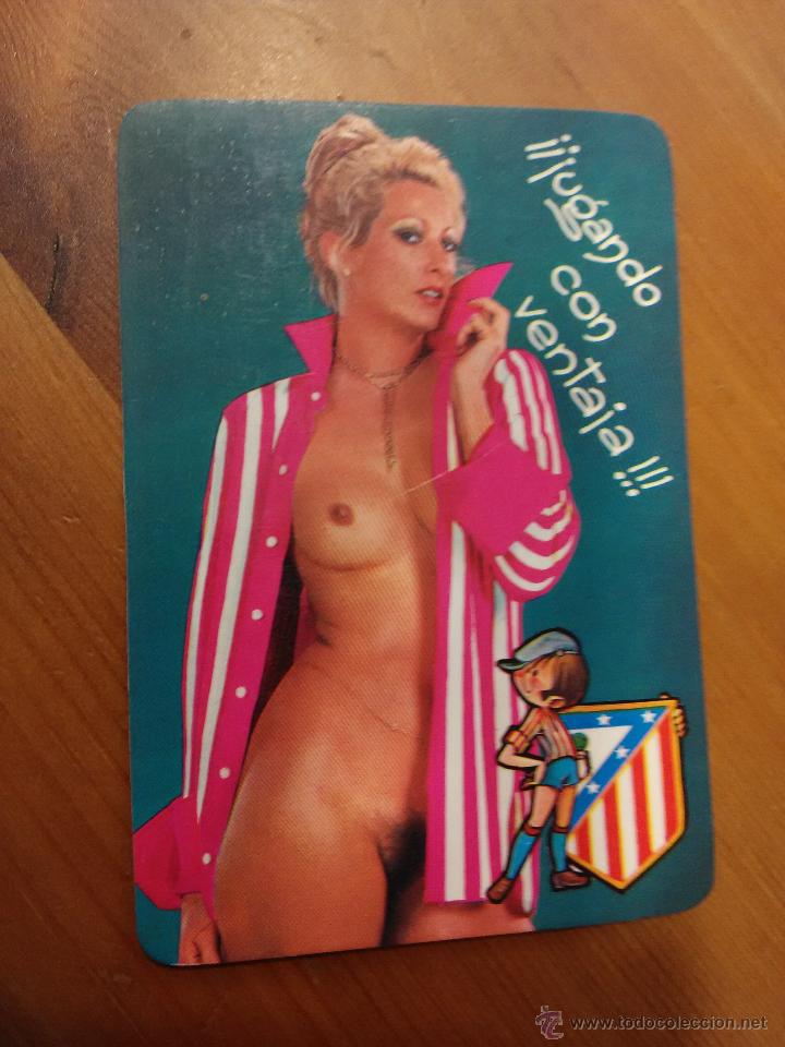 Kalender: CALENDARIO DE BOLSILLO FUTBOL CHICA SEXY AT. MADRID A&Ntilde;O 1978