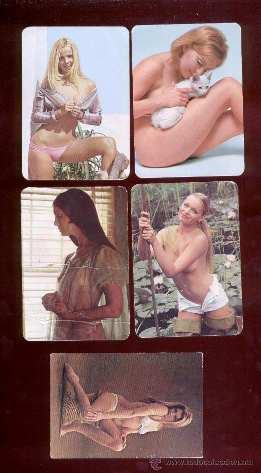 5 Calendarios Bolsillo Chicas Desnudas 1975 Comprar Calendarios