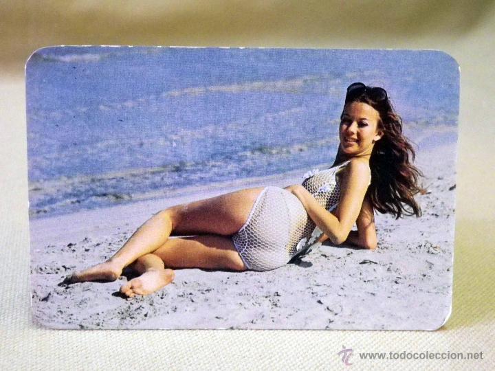Kalender: CALENDARIO DE BOLSILLO, 1972, EROTICO, CHICAS, DELKAR, RELOJ ACTUAL, LOGRO&Ntilde;O