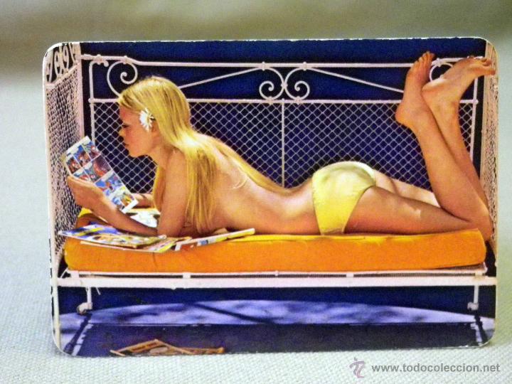 Kalender: CALENDARIO DE BOLSILLO, 1973, EROTICO, CHICAS, BAR PER PON, VALENCIA