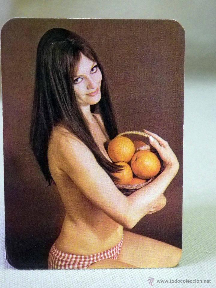 Kalender: CALENDARIO DE BOLSILLO, 1974, EROTICO, CHICAS, TALLERES BLASCO, BURRIANA, CASTELLON, NARANJAS