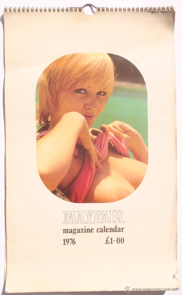 Calendriers: CALENDARIO ER&Oacute;TICO MAYFAIR - 1976 - MAGAZINE CALENDAR - CHICA EROTICA
