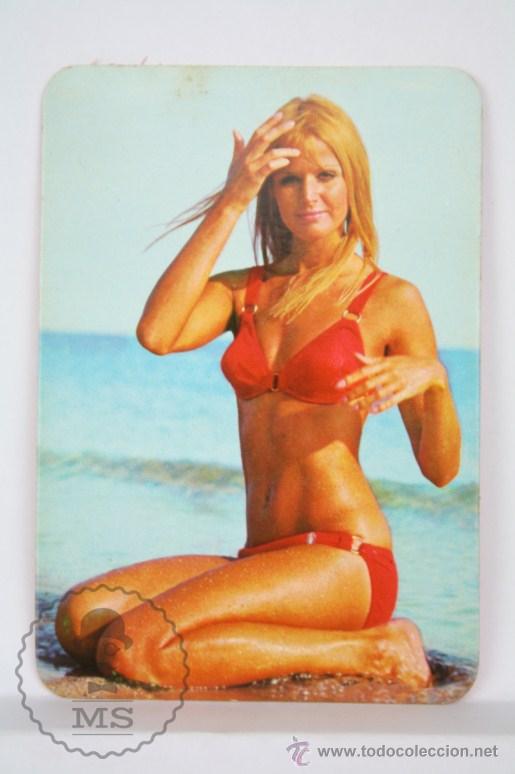 Calendars: Calendario Publicitario de Bolsillo - Chica / Chicas - A&ntilde;o 1972