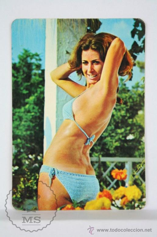 Calendars: Calendario Publicitario de Bolsillo - Chica / Chicas - A&ntilde;o 1973