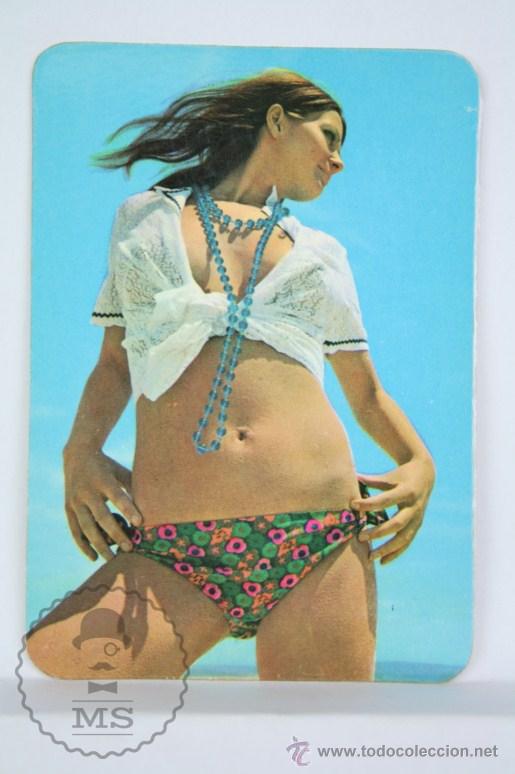 Calendars: Calendario Publicitario de Bolsillo - Chica / Chicas - A&ntilde;o 1973