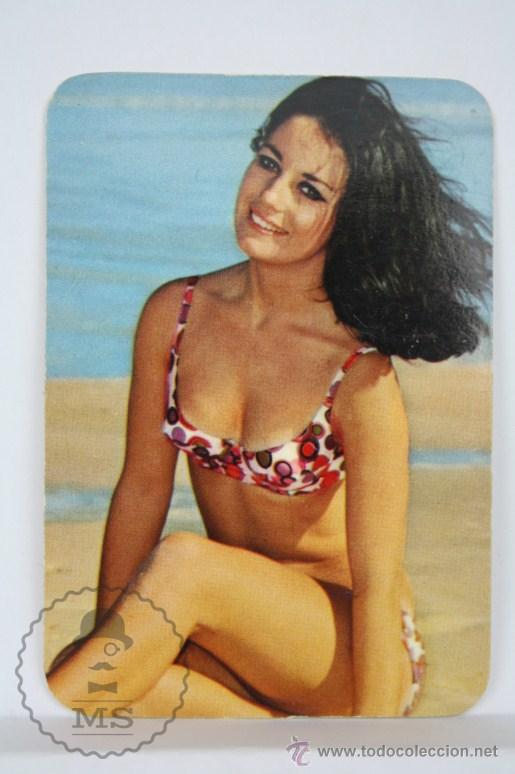 Calendars: Calendario Publicitario de Bolsillo - Chica / Chicas - A&ntilde;o 1973