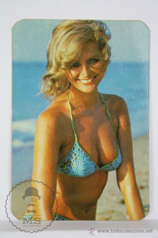 Calendars: Calendario Publicitario de Bolsillo - Chica / Chicas - A&ntilde;o 1973