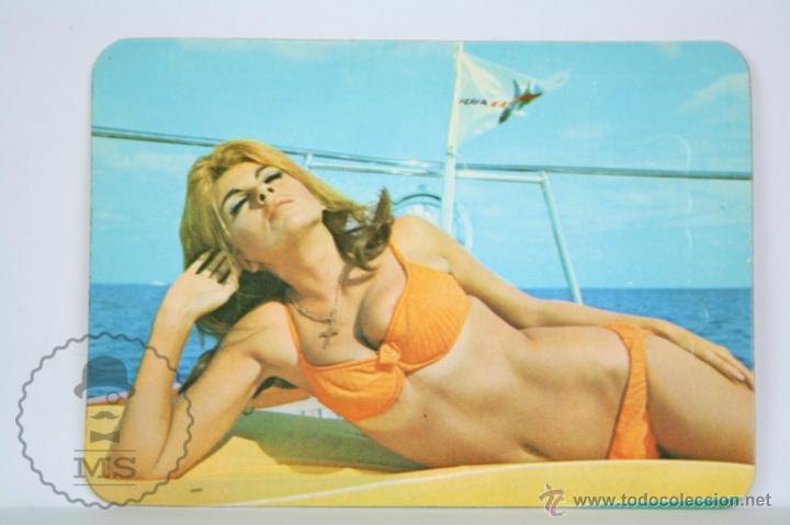 Calendars: Calendario Publicitario de Bolsillo - Chica / Chicas - A&ntilde;o 1973