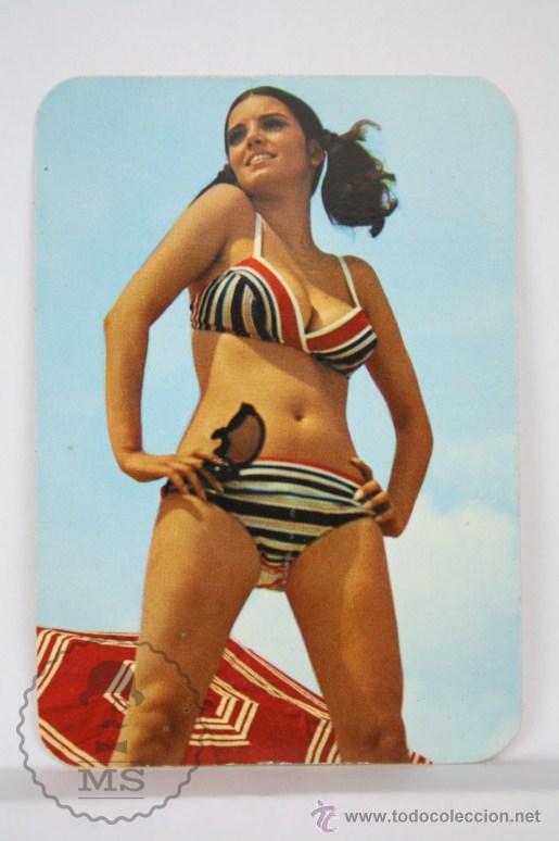 Calendars: Calendario Publicitario de Bolsillo - Chica / Chicas - A&ntilde;o 1973