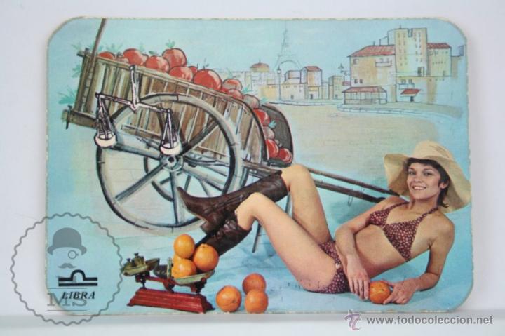 Calendars: Calendario Publicitario de Bolsillo - Chica / Chicas - A&ntilde;o 1973