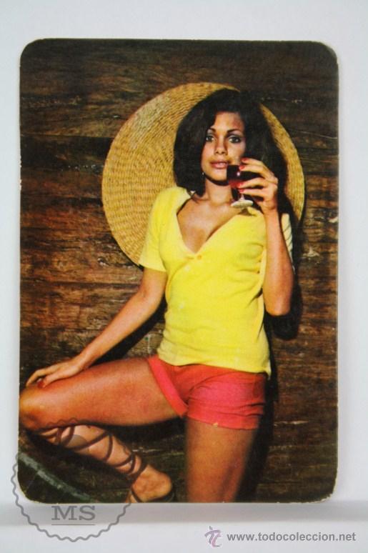 Calendars: Calendario Publicitario de Bolsillo - Chica / Chicas - A&ntilde;o 1974