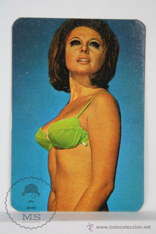 Calendars: Calendario Publicitario de Bolsillo - Chica / Chicas - A&ntilde;o 1974