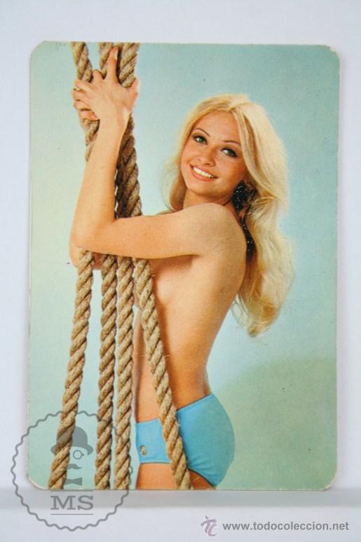 Calendars: Calendario Publicitario de Bolsillo - Chica / Chicas - A&ntilde;o 1974