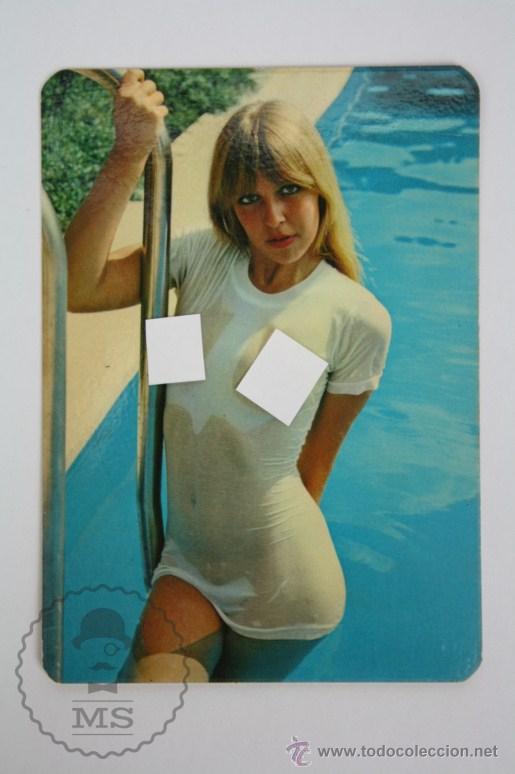 Calendars: Calendario Publicitario de Bolsillo - Chica / Chicas - A&ntilde;o 1975