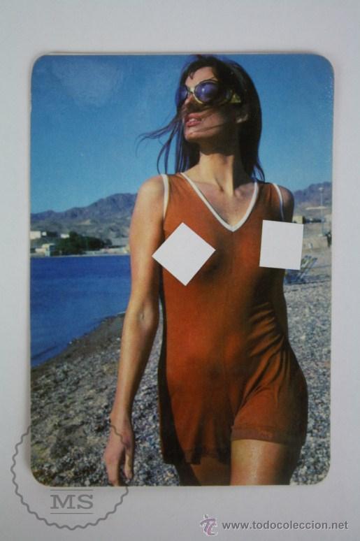 Calendars: Calendario Publicitario de Bolsillo - Chica / Chicas - A&ntilde;o 1975