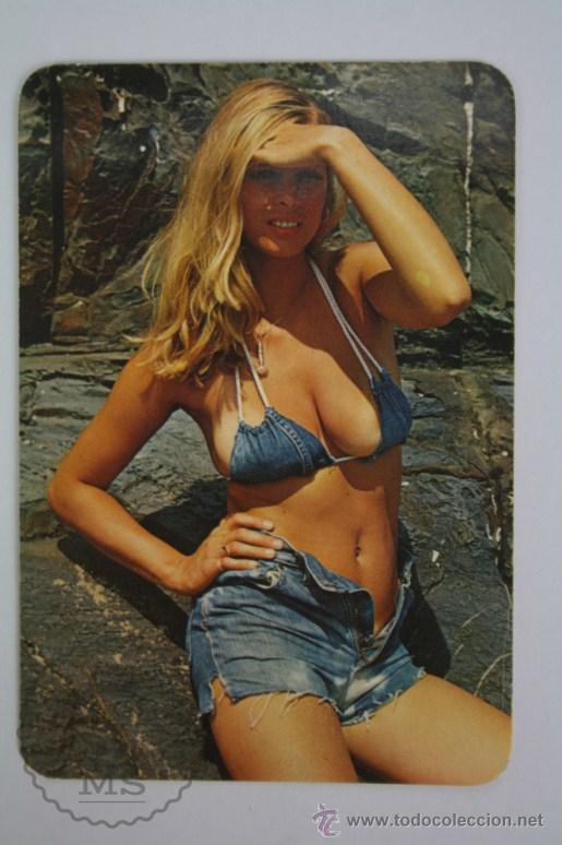 Calendars: Calendario Publicitario de Bolsillo - Chica / Chicas - A&ntilde;o 1975
