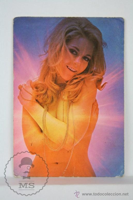 Calendars: Calendario Publicitario de Bolsillo - Chica / Chicas - A&ntilde;o 1976