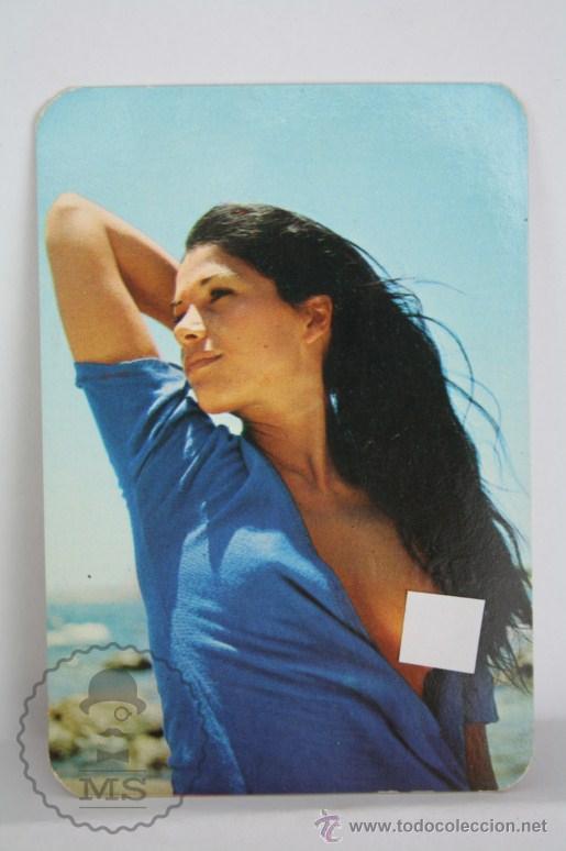 Calendars: Calendario Publicitario de Bolsillo - Chica / Chicas - A&ntilde;o 1976