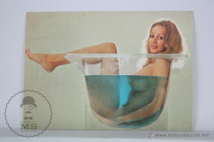 Calendars: Calendario Publicitario de Bolsillo - Chica / Chicas - A&ntilde;o 1976